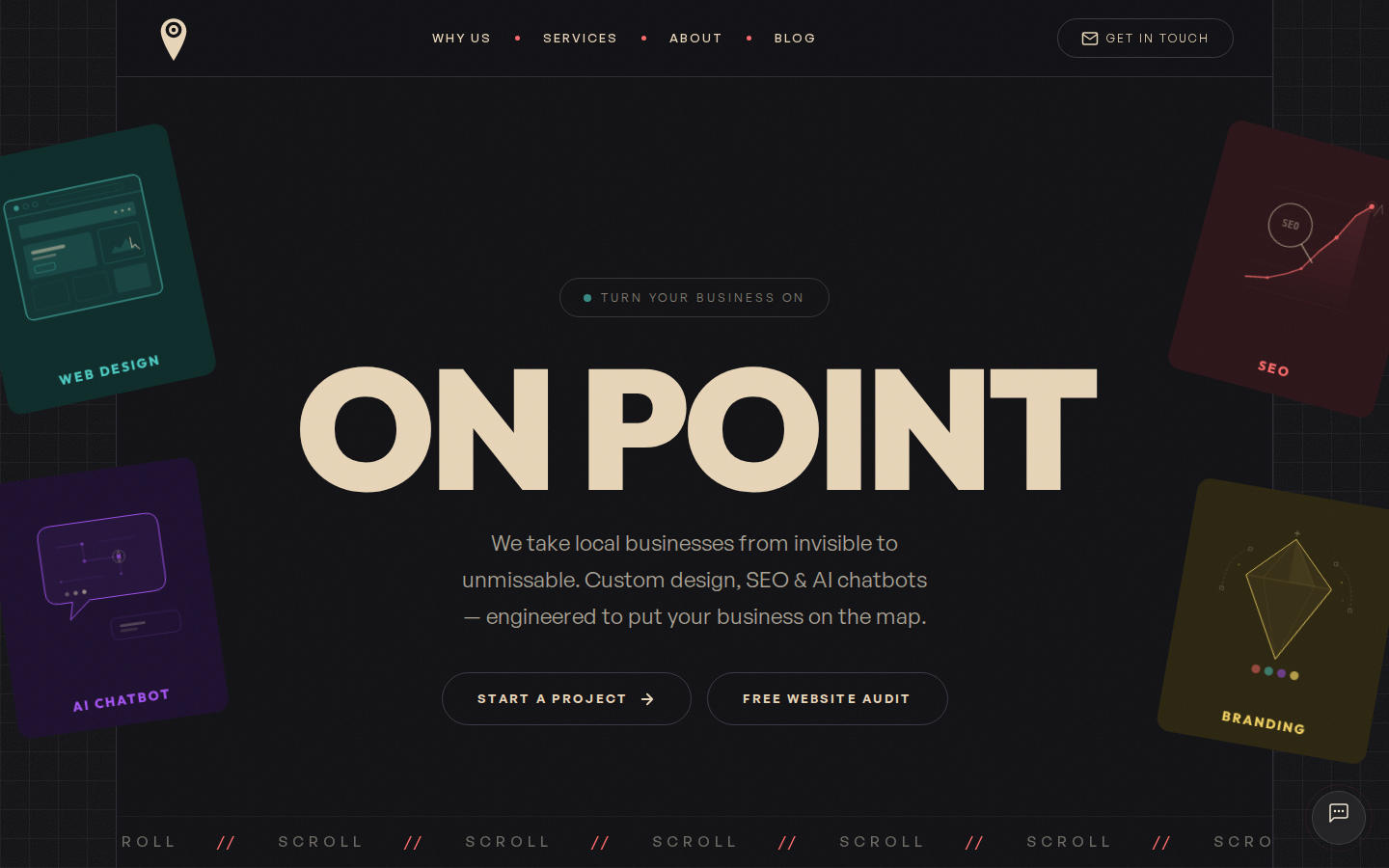 On Point desktop view